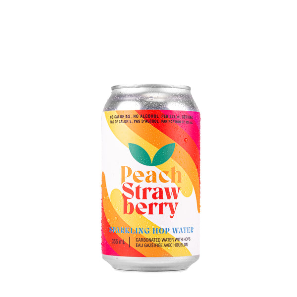 Peach Strawberry Sparkling Hop Water 0.0%