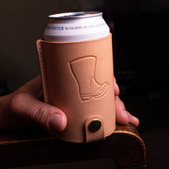 Hand-Made Leather Coozie