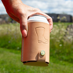 Hand-Made Leather Coozie