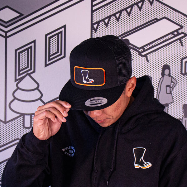 Wellington Boot Patch Mesh Back Hat