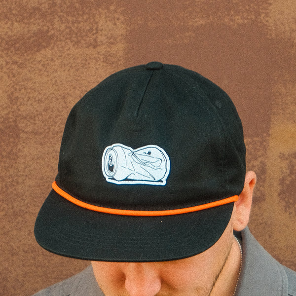Wellington Can Crush w/ Orange Rope Hat
