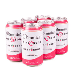 Pommies Wine and Soda – Raspberry