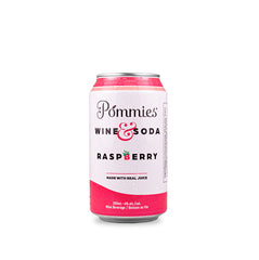 Pommies Wine and Soda – Raspberry