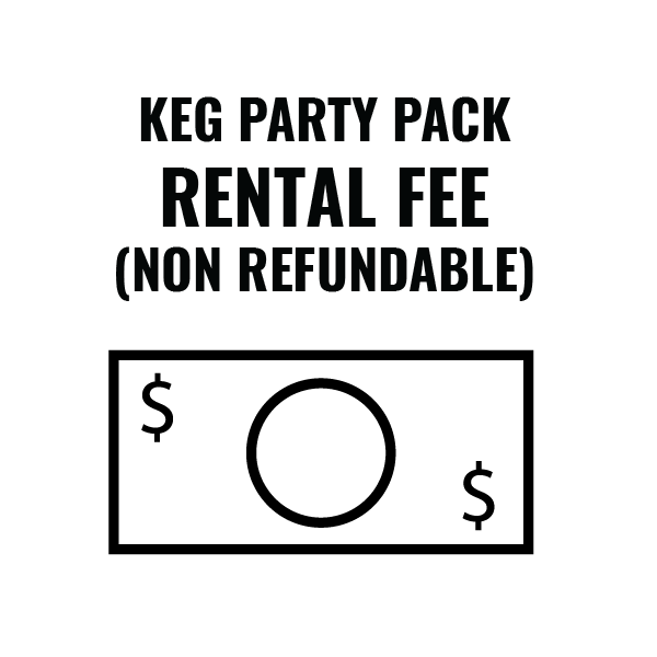 Keg party pack rental fee