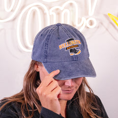 Washed Navy Wellington Logo Hat